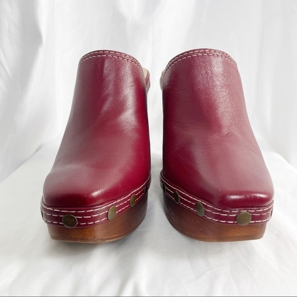 Jacquemus Les Sabots Leather Clog Mule Red - Picture 2 of 11